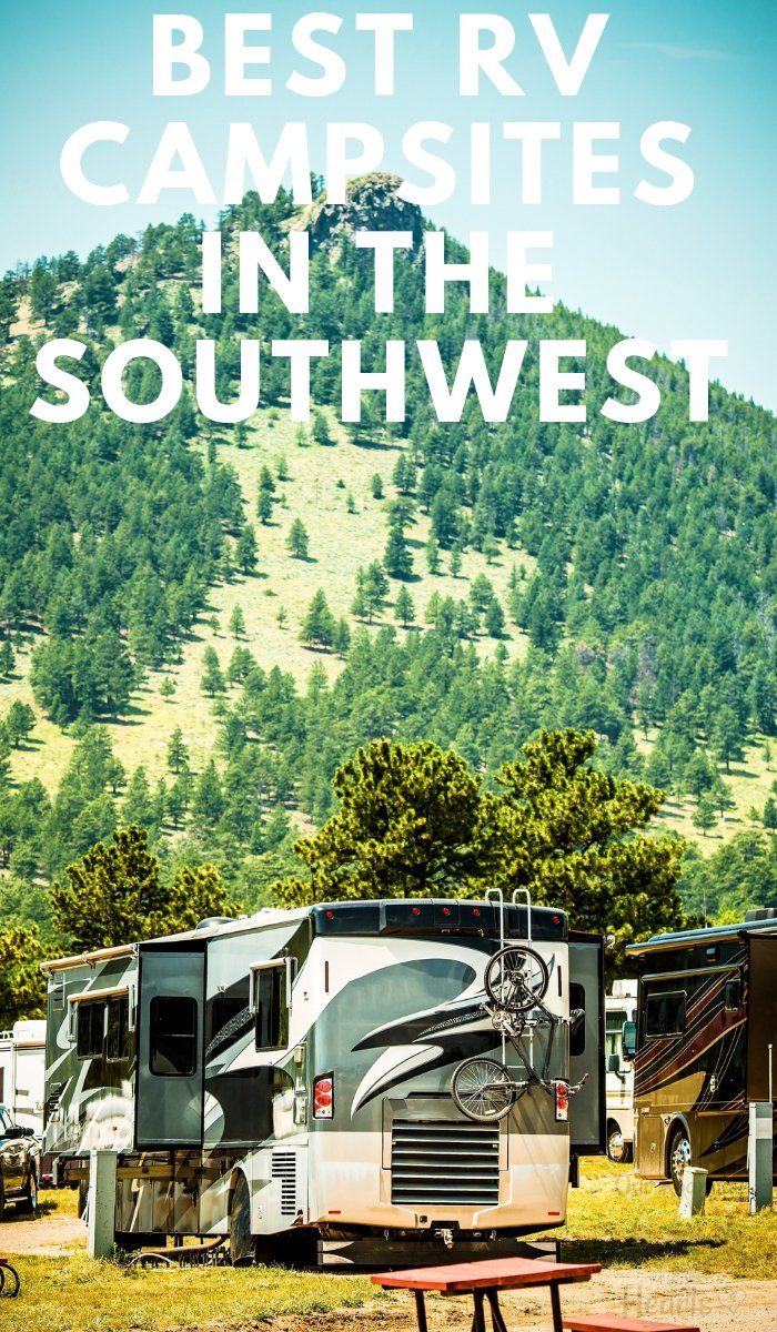 Looking for campsites in the Southwest, US? Be sure to check out these Best RV Campsites in the Southwest with amazing views and features. #campsites #rvliving #ourroaminghearts #rvlife | RV Living | RV Life | RV Campsites | Best Campsites for RV's