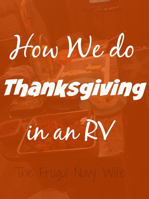 How We do Thanksgiving in an RV