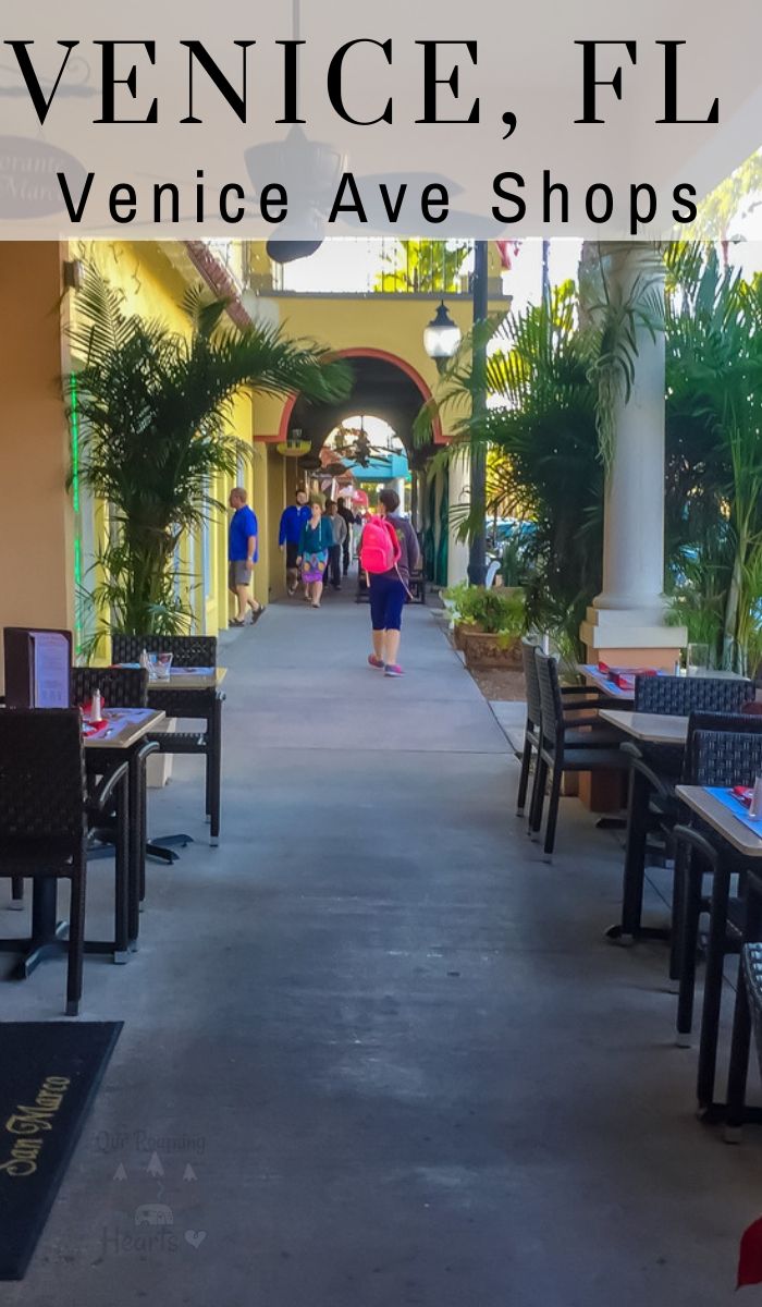 While in Florida take advantage of the nice weather and hit the shops on Venice Ave which is on the Island in downtown Venice. #ourroaminghearts #shopping #venice #florida #veniceaveshops | Florida | Shopping on Venice Ave | Shopping | Venice Florida