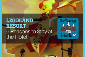 Heading to Legoland and not sure if the Legoland Hotel is worth your money? These 6 reasons (& pictures) will convince you to stay at the Legoland Resort. #ourroaminghearts #legolandresort #winterhavenfl #legolandrestorthotel #familytravel #frugaltravel | Family Travel | Winter Haven Florida | Legoland Resort Hotel Review | Legoland Resort | Florida Travel | Family Attractions in Florida