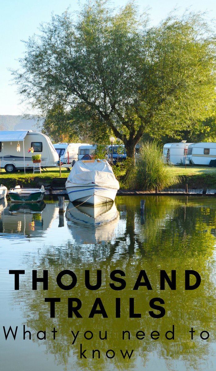 Thousand Trails is kind of like free camping but with yearly dues. We get the most bang for our buck with the Thousand Trails Membership. Here's How. #thousandtrails #camping #rvliving #fulltimerv #rvlife #ourroaminghearts | RV Living | Camping | Thousand Trails Membership | Full Time RV