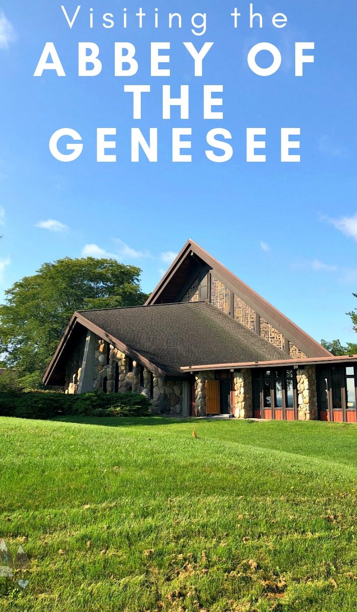 The Abbey of the Genesee is right in our backyard but makes you feel like you stepped into a whole new world. Put this stop on your must-see list. #newyork #abbyofthegenesee #travel #placestosee #ourroamighearts | Places to see | Places to Visit | New York Travel | Abbey of the Genesee