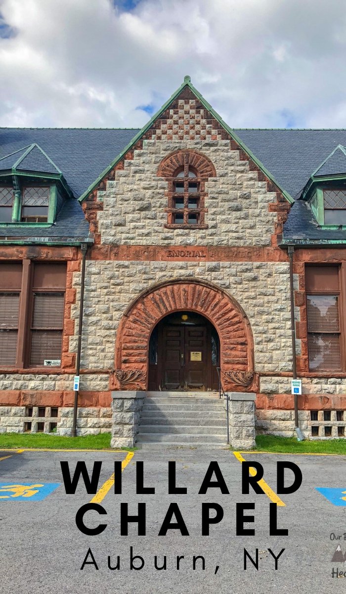 If you haven’t taken a trip to see the awe-inspiring Willard Chapel in Auburn NY, see the history of Willard Chapel - Tiffany Chapel to get you interested! #tiffanychapel #willardchapel #auburn #newyork #ourroaminghearts | Auburn NY | New York Places to See | The Tiffany Chapel | The Willard Chapel | History