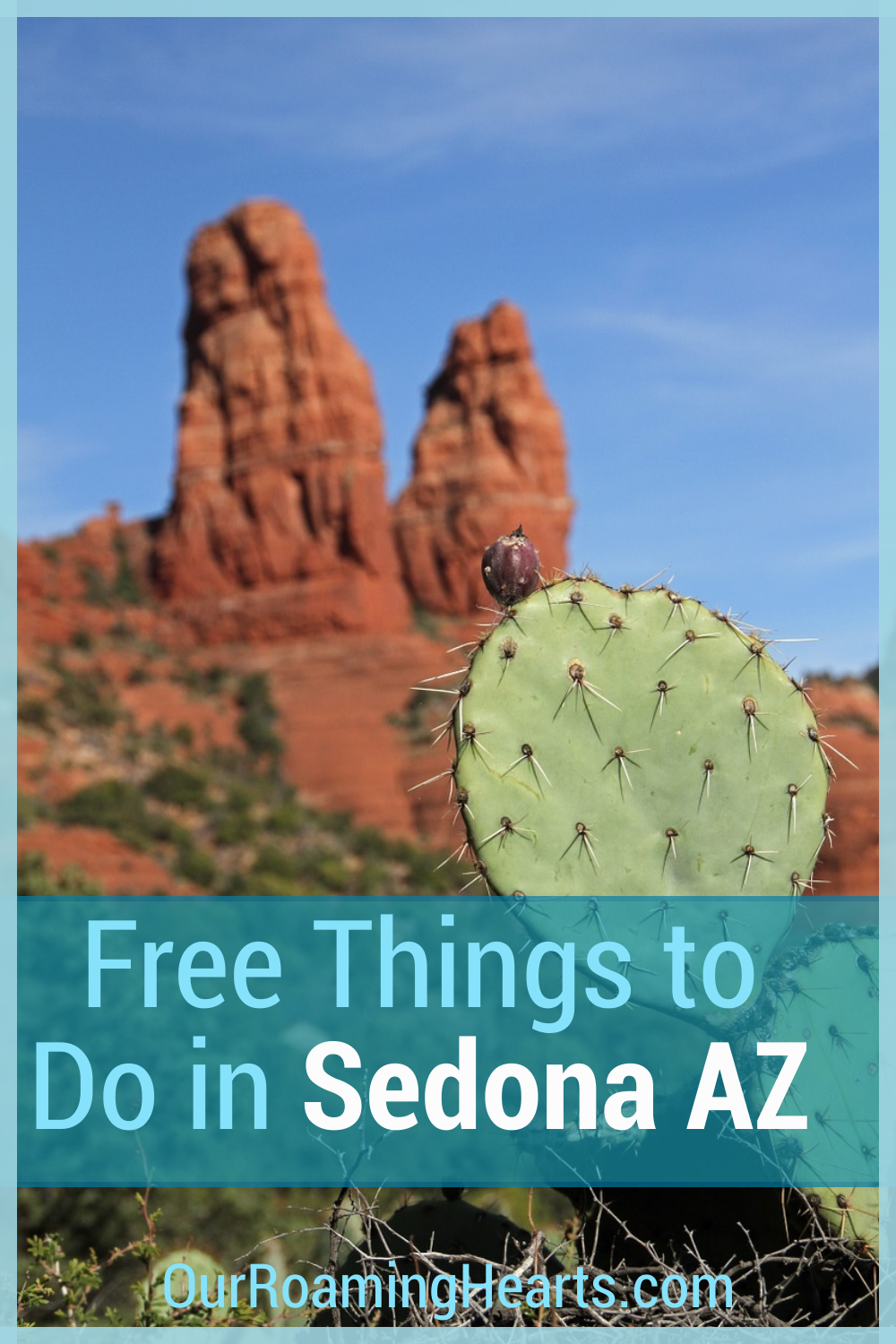 Making memories and exploring is easy with this list of Free Things to do in Sedona Arizona. Enjoy your visit without breaking the bank! #sedona #arizona #freethingstodo #ourroaminghearts #frugaltravel | Free Things To Do | Arizona Travel | Sedona | Frugal Travel | Things to do in Sedona AZ | Family Attractions