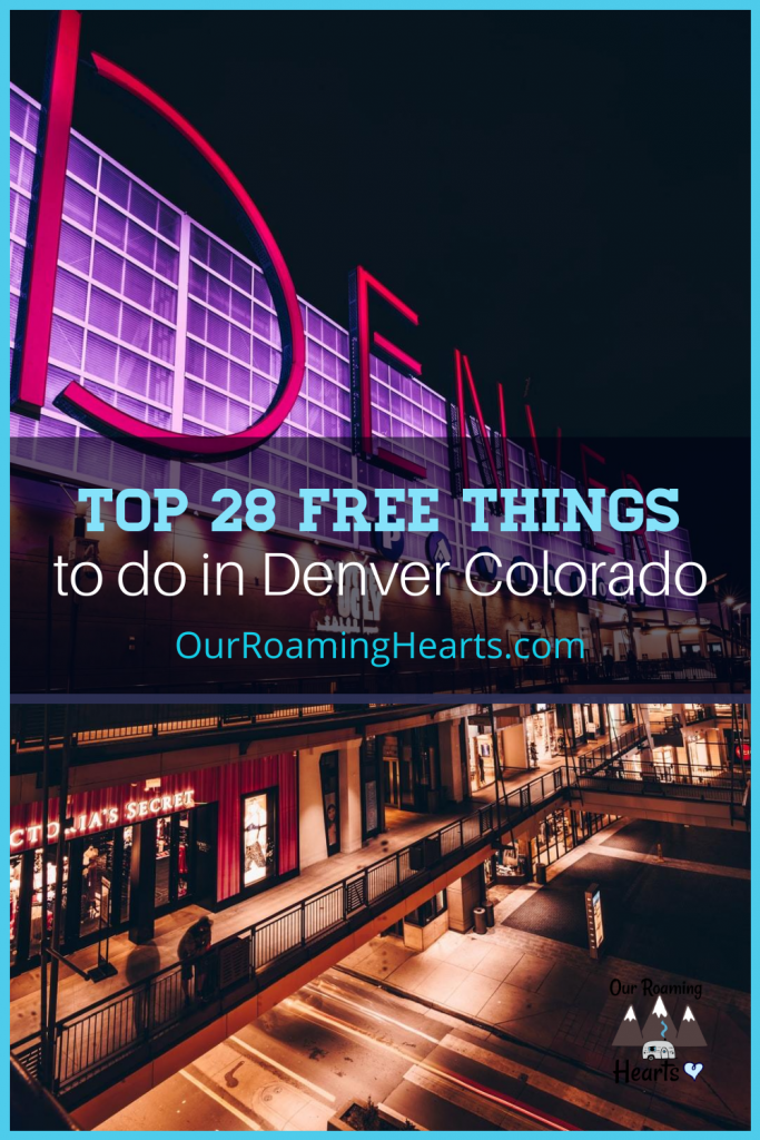 There is so much to do in Denver Colorado that your budget will need a break! Check out these 28 amazing free things to do in Denver! #denver #freethingstodo #ourroaminghearts #coloradotravel | Colorado | Free Things to do | Denver Travel | Travel Guide Denver | Free things to do in Denver | 