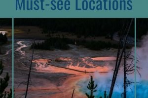 We've created this helpful Guide to Yellowstone to help make sure you don't miss out on seeing all the places during your visit. #yellowstone #guide #mustseelocations #ourroaminghearts #travel #familyvacation | Wyoming | Yellowstone National Park | Family Travel | Family Vacations | Our Roaming Hearts | Helpful Guide |