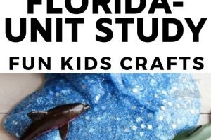 New on our Florida Unit Study we added Florida crafts to get some hands-on fun. From Slime to Clothespin crafts, we have you covered! #ourroaminghearts #florida #crafts #unitstudy #roadschooling #homeschooling | Florida | Crafts about Florida | Roadschooling | Homeschooling | Unit Study | Florida Unit Study | Crafts for Kids
