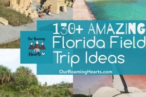 Going on field trips is the highlight of any homeschool kids' day. Here are over 130+ Top Florida field trip ideas the whole family will love. #ourroaminghearts #florida #roadschooling #homeschooling #fieldtricps #floridaunitstudy | Florida Unit Study | Florida Field Trip Ideas | Roadschooling | Homeschooling Ideas |