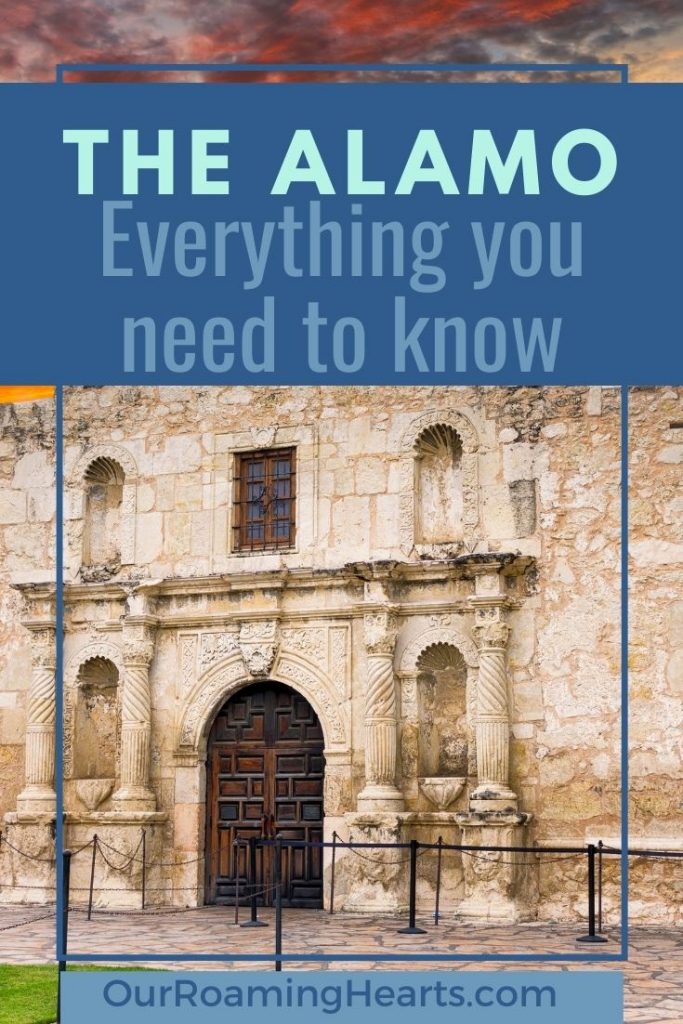 The Alamo is a part of history that has a story to tell. Keep in mind that you can go on tours and learn a ton! #thealamo #sanantonio #texas #ourroaminghearts #travel #thingstodo | San Antonio Texas | The Alamo | Free Things To Do | Traveling | Our Roaming Hearts | History | Learning |