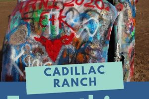 Cadillac Ranch - Everything You Need to Know will be useful to you when planning your trip. It's always nice to know what to expect traveling. #texas #cadillacranch #traveling #ourroaminghearts | Free Things To Do | Traveling | Cadillac Ranch | Texas | Everything You Need to Know |
