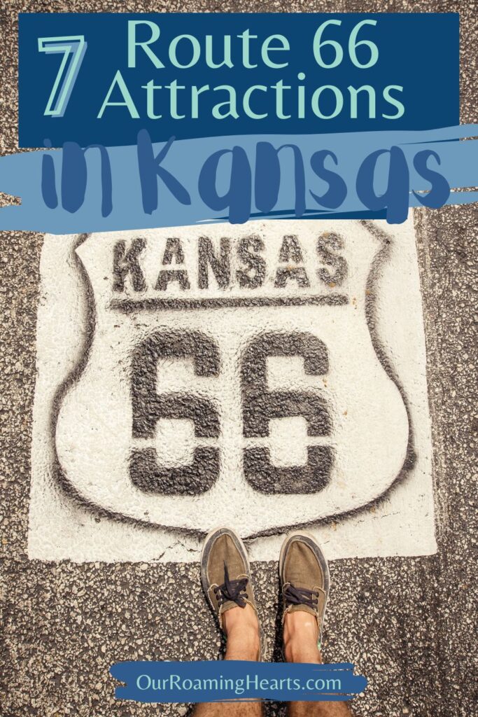 Visiting historic Route 66? Make sure you see these Route 66 Attractions in Kansas! Experience all that Kansas has to offer with memories! #route66 #kansas #ourroaminghearts #travelling #attractions #vacation #history | Route 66 | Attractions to See | Family Vacation | Travel | Kansas |