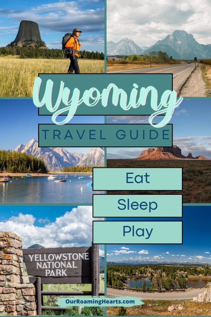 Wyoming is the perfect destination for a vacation. Use this Wyoming Travel guide to see its breathtaking landscapes and rich history. #wyoming #travelguide #exploring #vacation #nature #familytravel #whattodo #travel #ourroaminghearts | Wyoming | Travel Guide | Things to Do | Family Vacation |